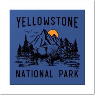 Yellowstone National Park 3 Posters and Art